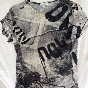 Miaou Printed T Shirt